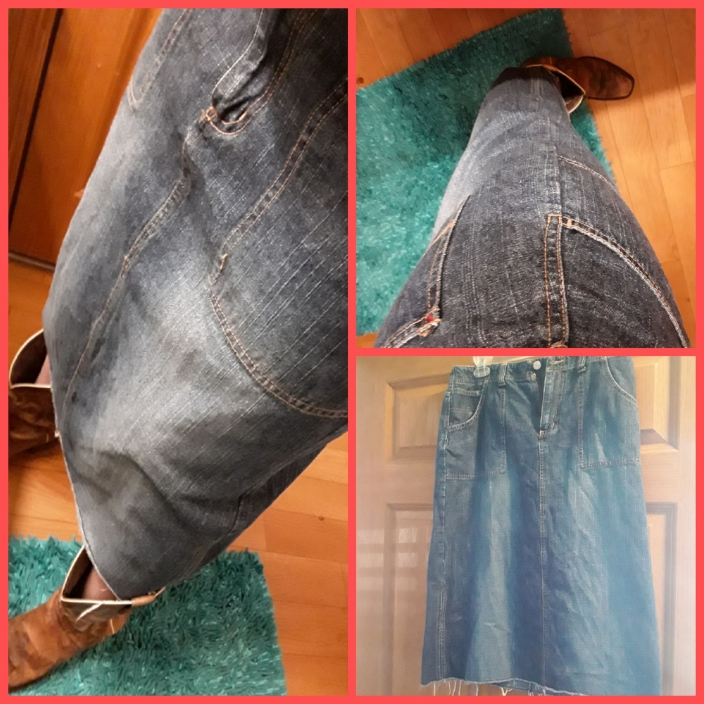 Denim skirt